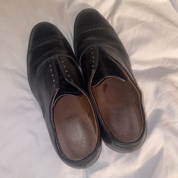 Allen Edmonds Fifth Avenue Men\'s Shoes Sz 9.5‎ 3E Black Leather Cap Toe Oxford main image 13